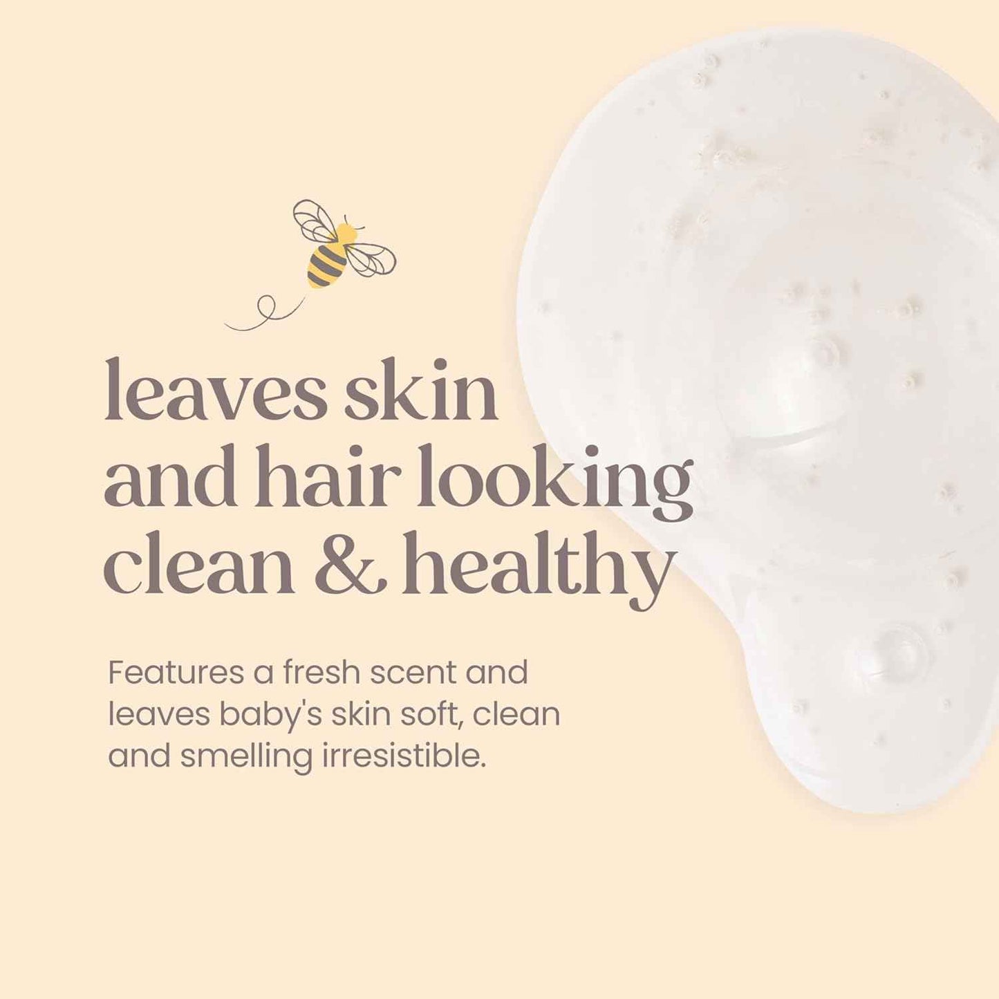 Baby Shampoo & Wash, Burt's Bees Tear Free Soap, Baby Care, Original, 21 Ounce (Packaging May Vary)