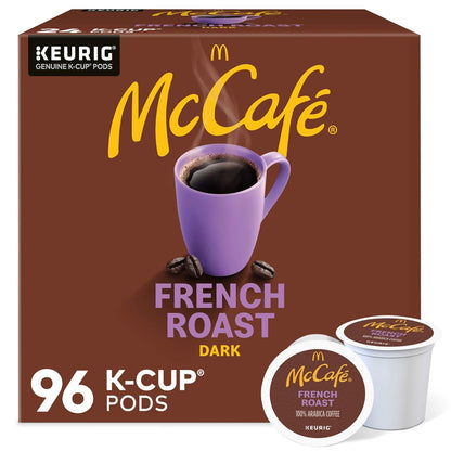 McCafe_French_Roast,_Single_Serve_Coffee_Keurig_K-Cup_Pods,_Dark_Roast,_96_Count_(4_Packs_of_24)