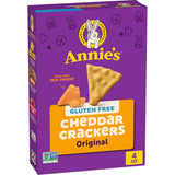 Annie's Gluten Free Cheddar Crackers, Original, Made with Real Cheese, 4 oz