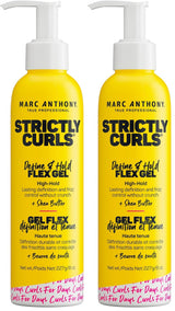 Marc Anthony Hair Styling Gel for Curly Hair, Strictly Curls - Long Lasting Strong Hold Curl Defining Hair Gel for Medium & Coarse Curls - Added Shine & No Flaking - Hair Products Reduces Frizz