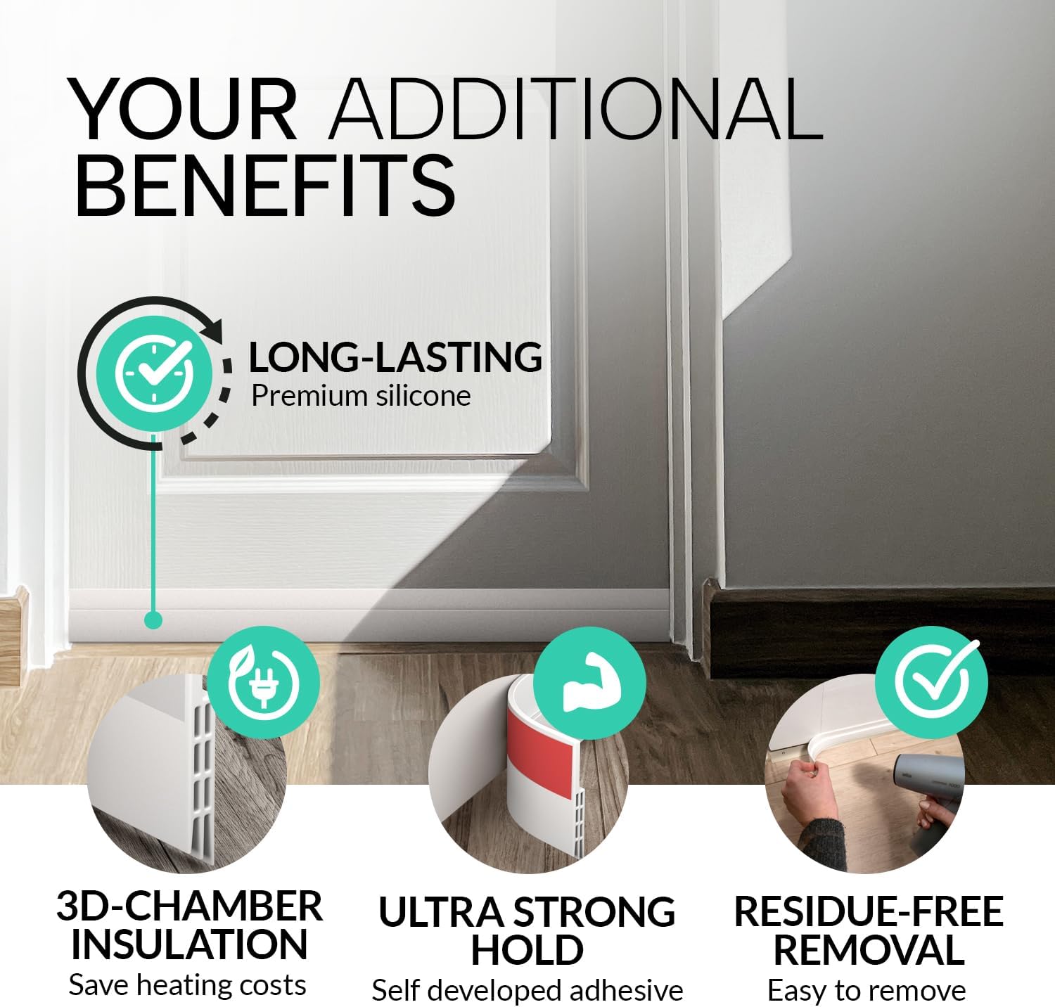 Vellure®_door_draft_stoppers_for_bottom_of_door_-_NEW_premium_door_sweep_/_door_seal_strip_(save_energy_–_installs_quickly_and_easily)_door_weather_stripping,_ideal_for_keeping_out_cold_(1x39"_white)