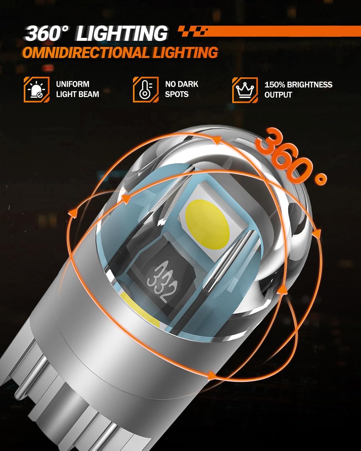 SEALIGHT_194_LED_Bulb_6000K_White,_License_Plate_Light,_Dome_Light,_T10_168_2825_W5W_3030_Bright_Chips_Wedge_for_Replacement_Light_Bulb,_Map_Trunk_Door_Courtesy_Dash_LED_Light_Bulb,Pack_of_10