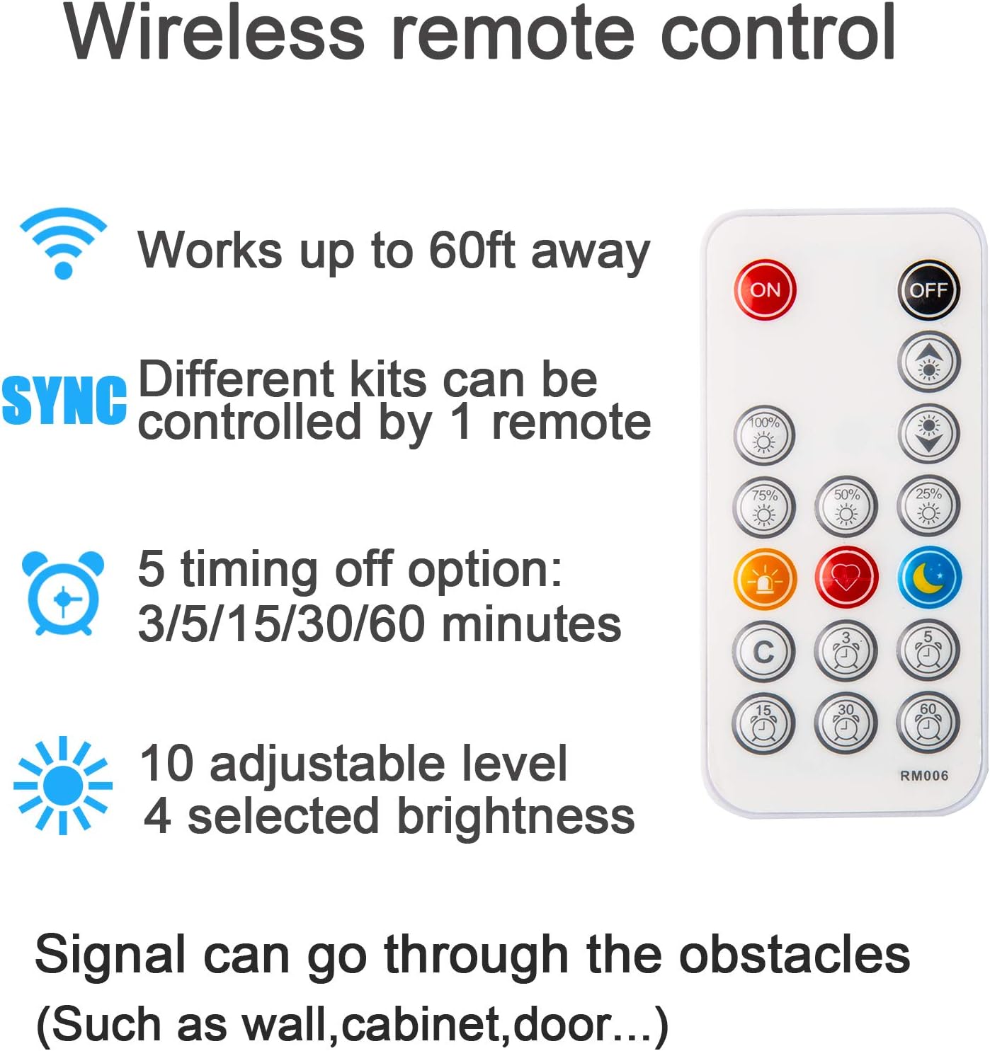 WOBANE_Under_Cabinet_Lighting,_8PCS_LED_Strip_Lights_with_Remote_and_24W_Adapter,_Ultra_Bright_240-LED_Tape_Light_for_Kitchen,Counter,Shelf,TV_Back_Warm_White/Natural_White/White,Dimmable,Timing,Memory_Function