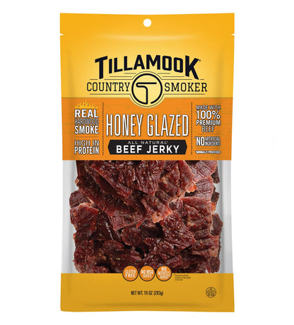 Tillamook_Country_Smoker_Real_Hardwood_Smoked_Beef_Jerky,_Honey_Glazed,_10_Ounce