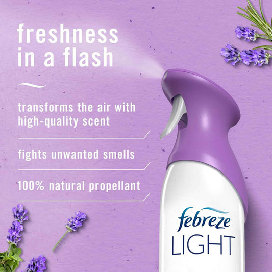Febreze Air Mist Air Freshener Spray, Odor-Fighting Room Spray, Air Fresheners for Home and Bathroom and Kitchen, Aerosol Can