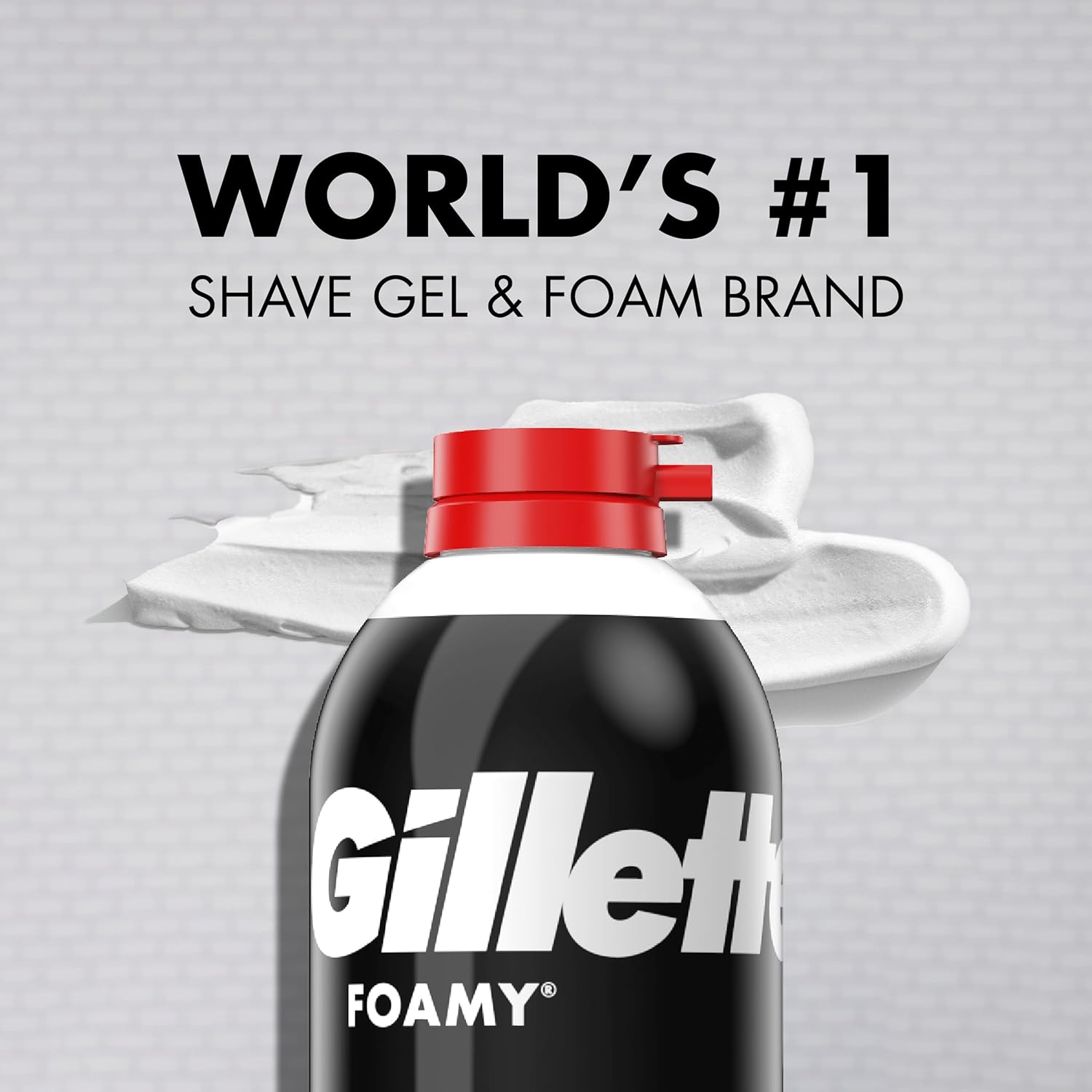 Gillette_Foamy_Regular_Shaving_Cream,_Pack_of_12,_11_oz_each