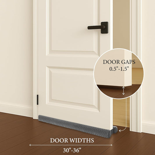 Premium_Velvet_Under_Door_Draft_Stopper,_30''_to_36''_Adjustable_Gap_Filler,_Double-Sided_Windproof_Seal,_Easy_Install_to_Block_Noise,_Cold_Air,_Light,_Dust,_and_Drafts
