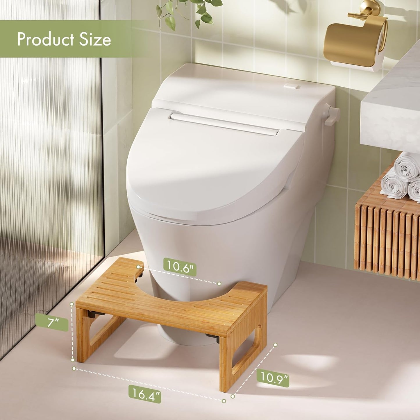 AmazerBath_7_Inches_Bamboo_Toilet_Stool_Squat_for_Adult,_Foldable_Squatting_Potty_Stools_for_Bathroom,_0.79"_Thickness_Poop_Stool_with_Non-Slip_Strip,_Space-Saving,_No_Assembly_Required,_Natural_Color