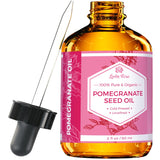 Leven Rose Pomegranate Seed Oil, 100% Pure Unrefined Cold Pressed Antioxidant Moisturizer for Hair Skin and Nails