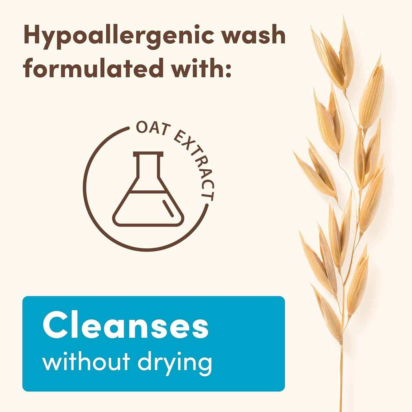 Aveeno Baby Daily Moisture Body Wash & Shampoo with Oat Extract, Hypoallergenic, Tear-Free, No Added Parabens, pH-Balanced Formula For Sensitive Hair & Skin, Baby Essentials