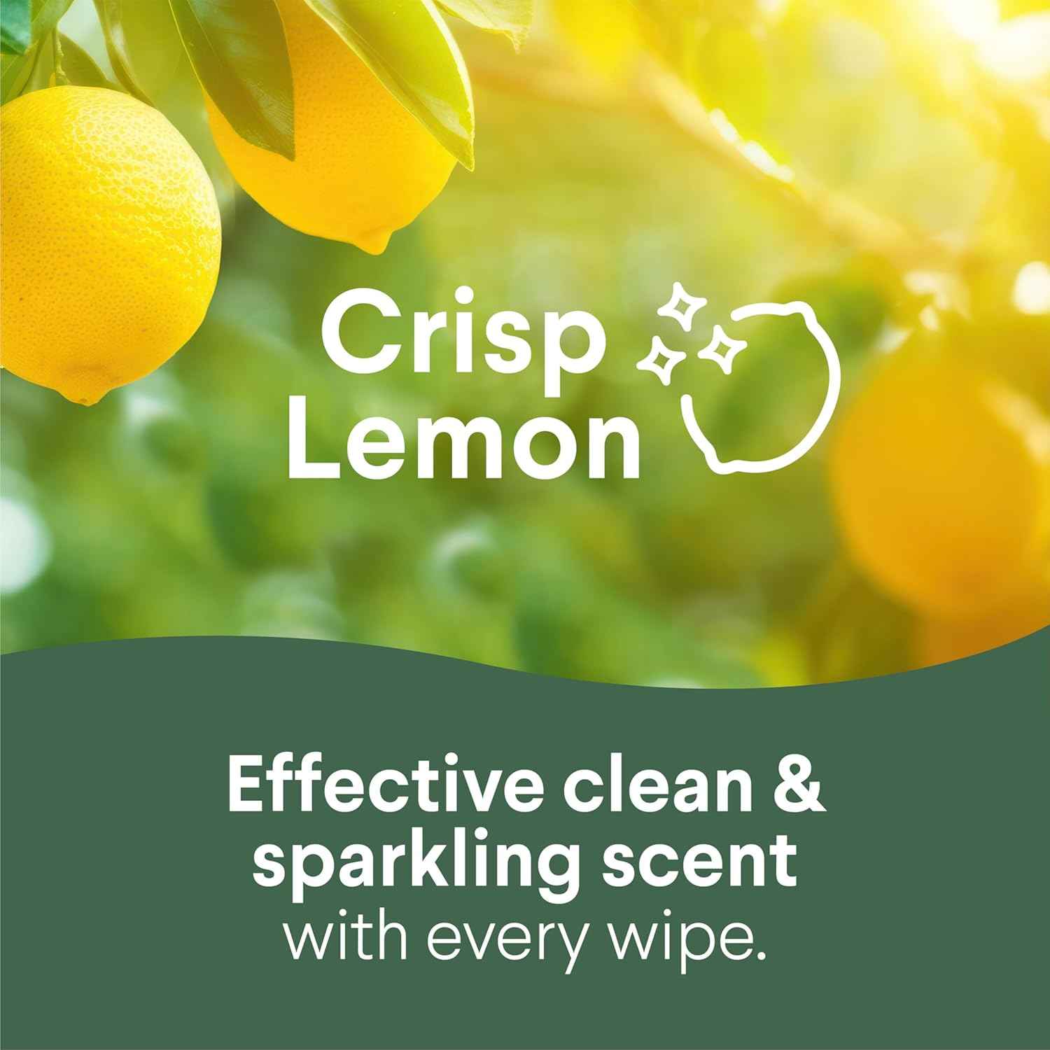 Clorox Disinfecting Cleaning Wipes for Spring Cleaning & Allergy Season, Bleach Free, Fresh Scent and Crisp Lemon, 75 Count Each