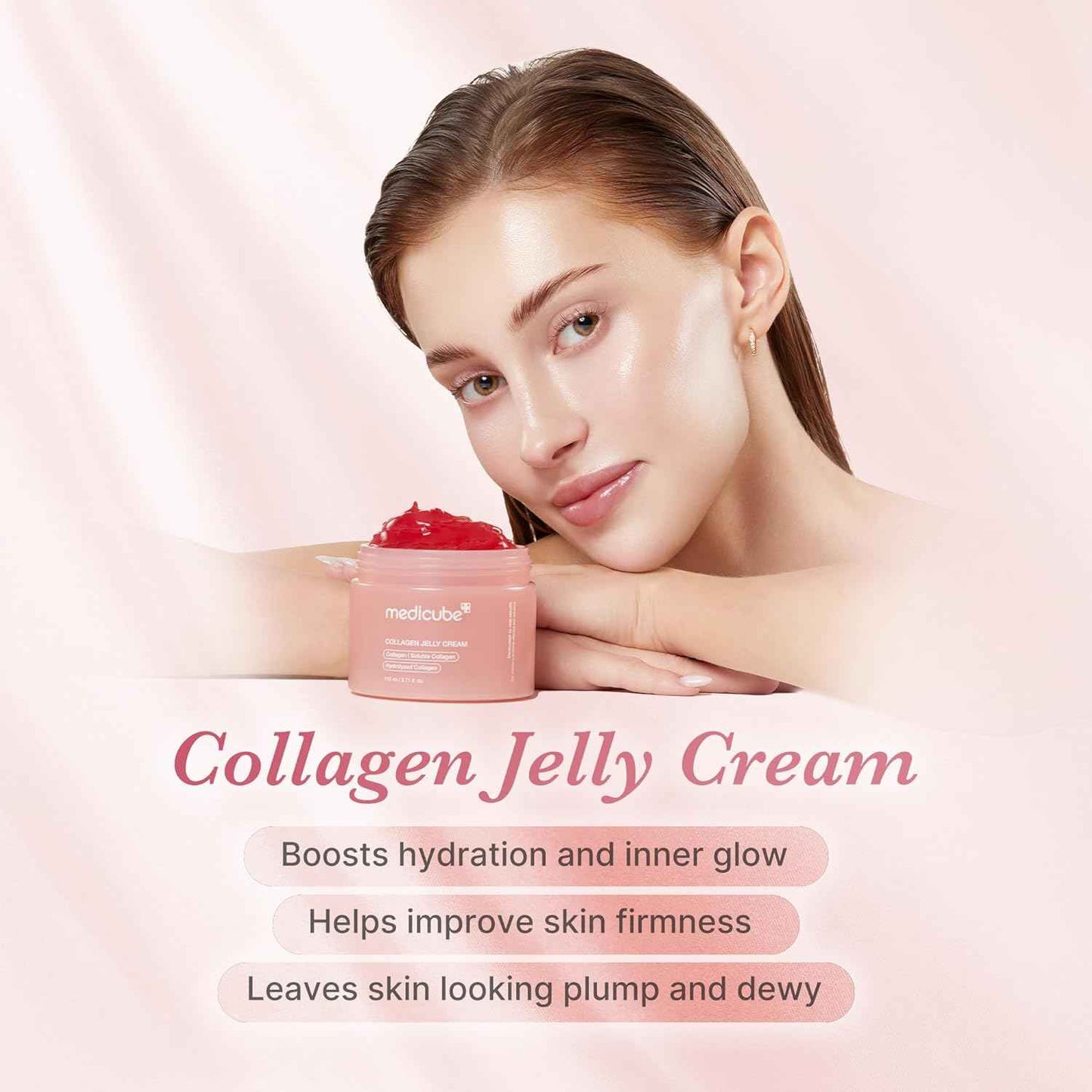 medicube - Niacinamide & Freeze-Dried Hydrolyzed - Boosts skin's barrier hydration and gives 24h Glow & Lifted Look - Korean skincare