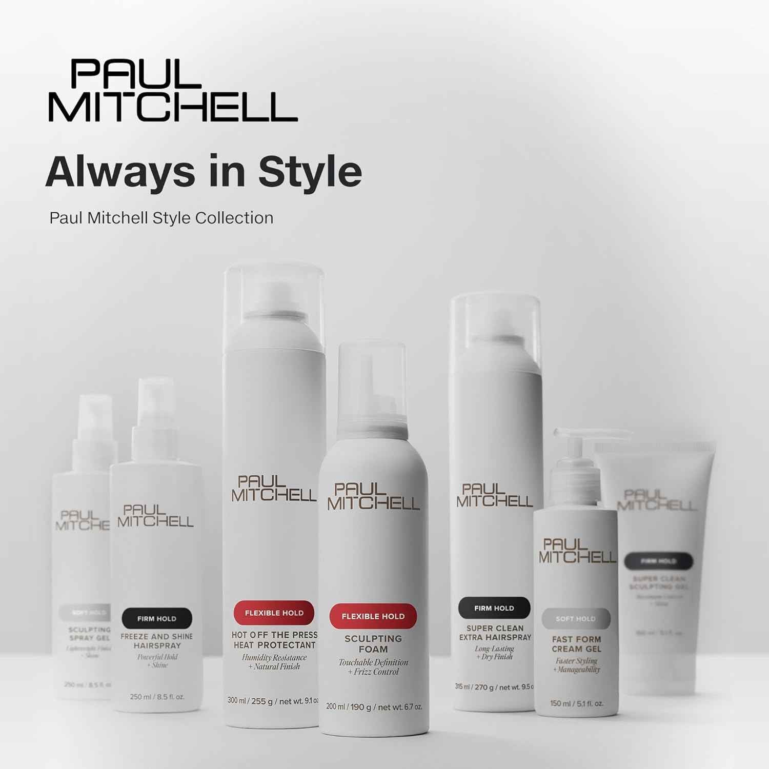 Paul Mitchell Super Clean Sculpting Gel, Firm Hold, High Shine Finish Hair Gel, For All Hair Types
