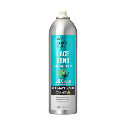 KISS_Colors_&_Care_Lace_Bond_Adhesive_Spray_Ultimate_Hold_11.1_oz._-_Adhesive_for_Lace_Frontals,_Sweat_Proof,_Water-Resistant,_Fast_Drying,_Efficient_Nozzle,_Convenient,_Super_Secure_for_All_Day