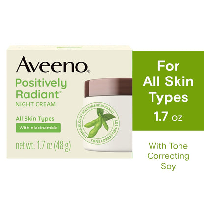 Aveeno_Positively_Radiant_Face_&_Neck_Night_Cream_with_Tone_Correcting_Soy_&_Niacinamide,_Night_Cream_Targets_Dull_Skin_&_Evens_Skin_Tone_&_Texture,_Hypoallergenic,_1.7_oz