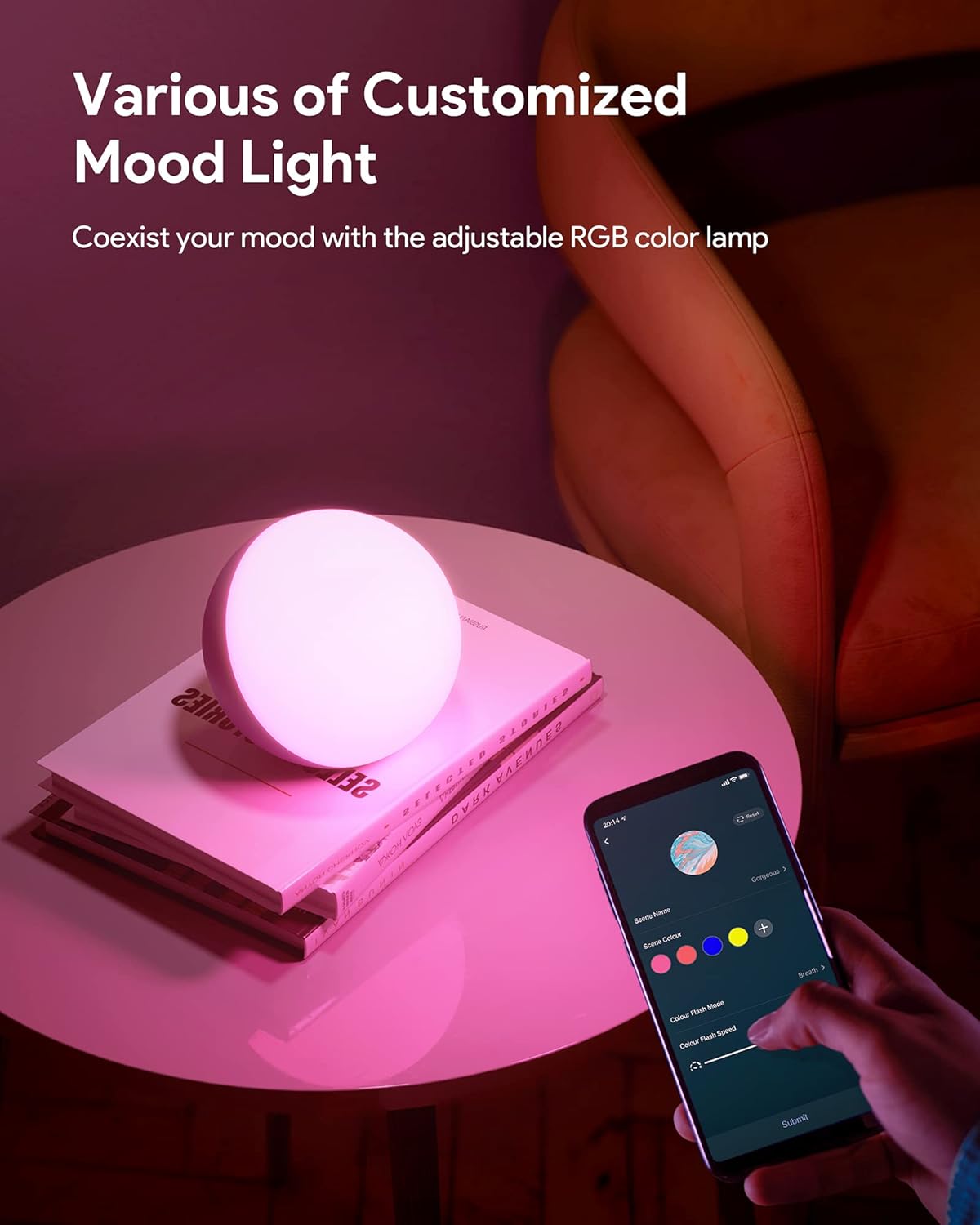 Hifree_Smart_Table_Lamp,_Dimmable_Desk_Lamp_with_App/Voice_Control,_LED_RGB_Color_Changing_Touch_Lamp,_Night_Lamp_for_Bedroom_Compatible_with_Alexa