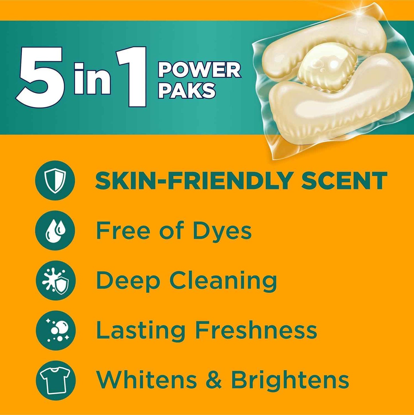 Arm & Hammer Sensitive Fresh Scent 5-IN-1 Power Paks