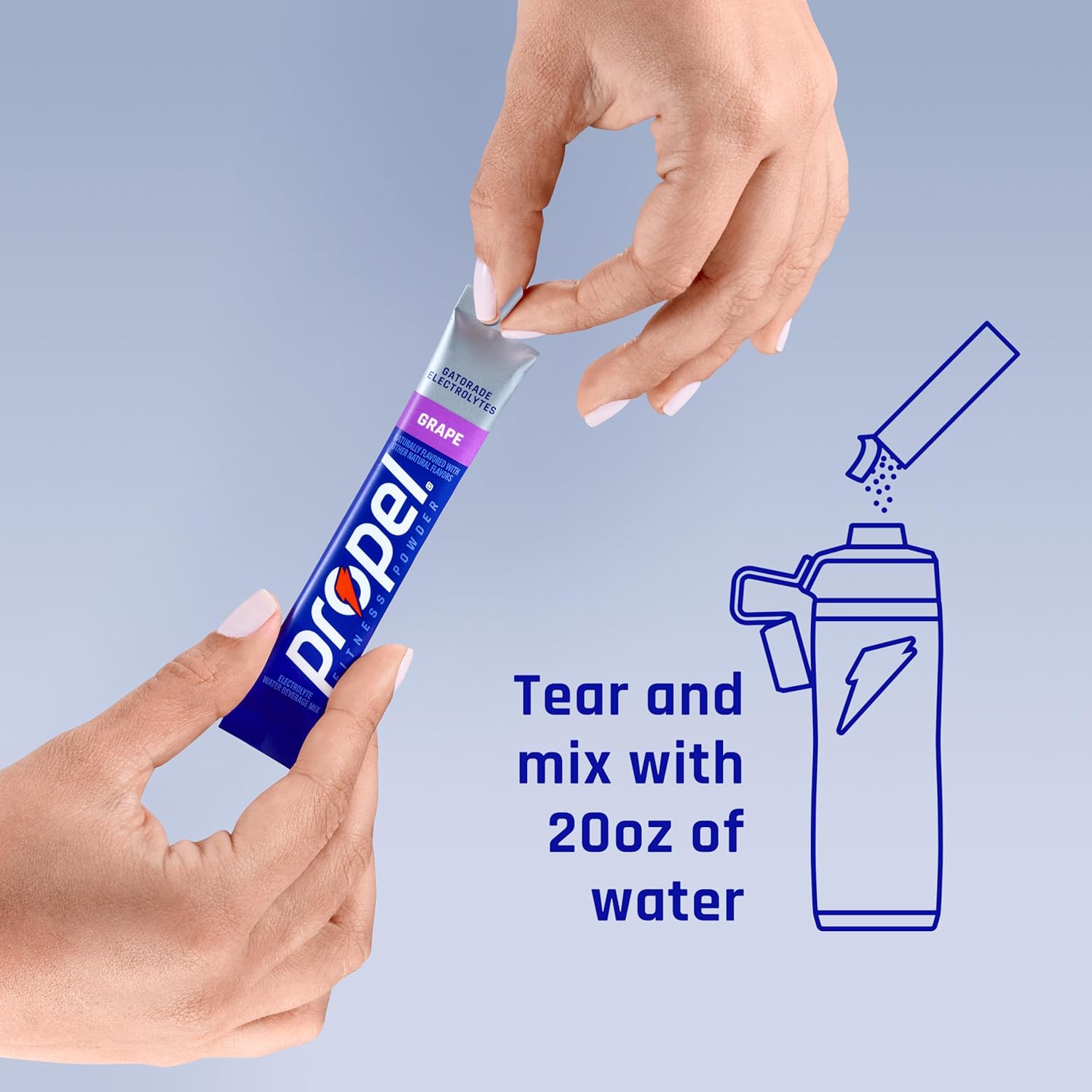 Propel_Electrolyte_Powder_Drink_Mix,_Grape,_(32_Servings),_Zero_Sugar,_Enhanced_Water_Beverage,_Gatorade_Electrolytes,_Vitamins,_No_Added_Colors,_No_Artificial_Flavors,_Hydration