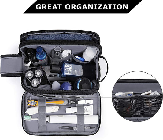 BAGSMART_Toiletry_Bag_for_Men,_Travel_Toiletry_Organizer_Dopp_Kit_Water-resistant_Shaving_Bag_for_Toiletries_Accessories,_Door_Room_Essentials,_Black-medium