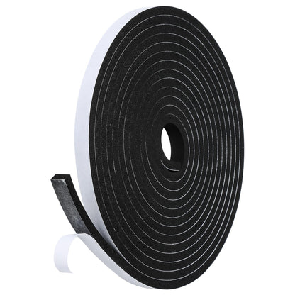 1/2 Inch X 1/4 Inch X 16Feet - Black