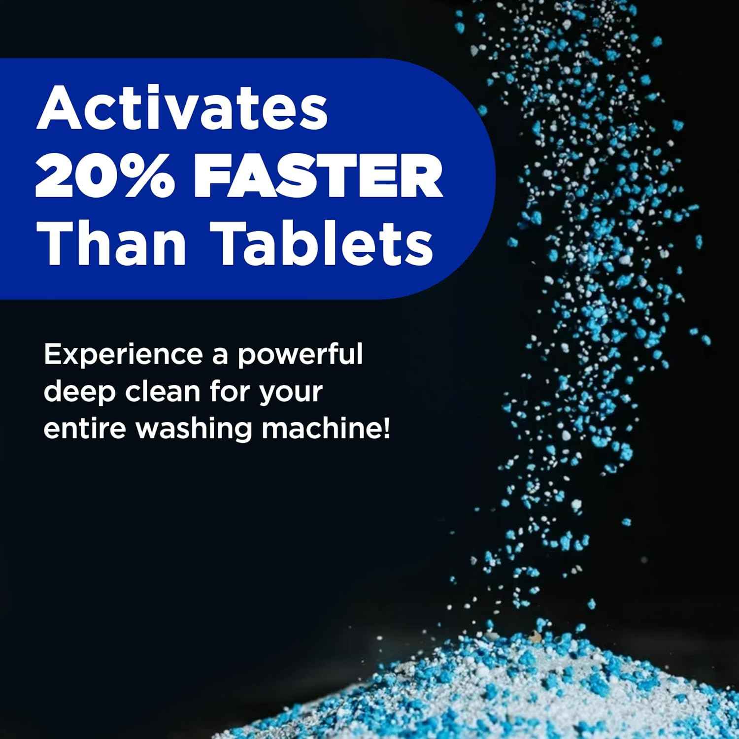 Washing Machine Cleaner by Tide, Washer Machine Cleaner with Oxi for Front and Top Loader Washer Machines, Deep Cleaning Residue & Odor Eliminator, 7 Month Supply