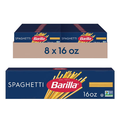 Barilla_Spaghetti_Pasta,_16_oz._Box_(Pack_of_8)_-_Non-GMO,_Made_with_Durum_Wheat_Semolina_-_Kosher_Certified