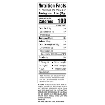 CLIF BAR Minis - Chocolate Chip - Made with Organic Oats - 4g Protein - Non-GMO - Plant Based - Snack-Size Energy Bars - 0.99 oz