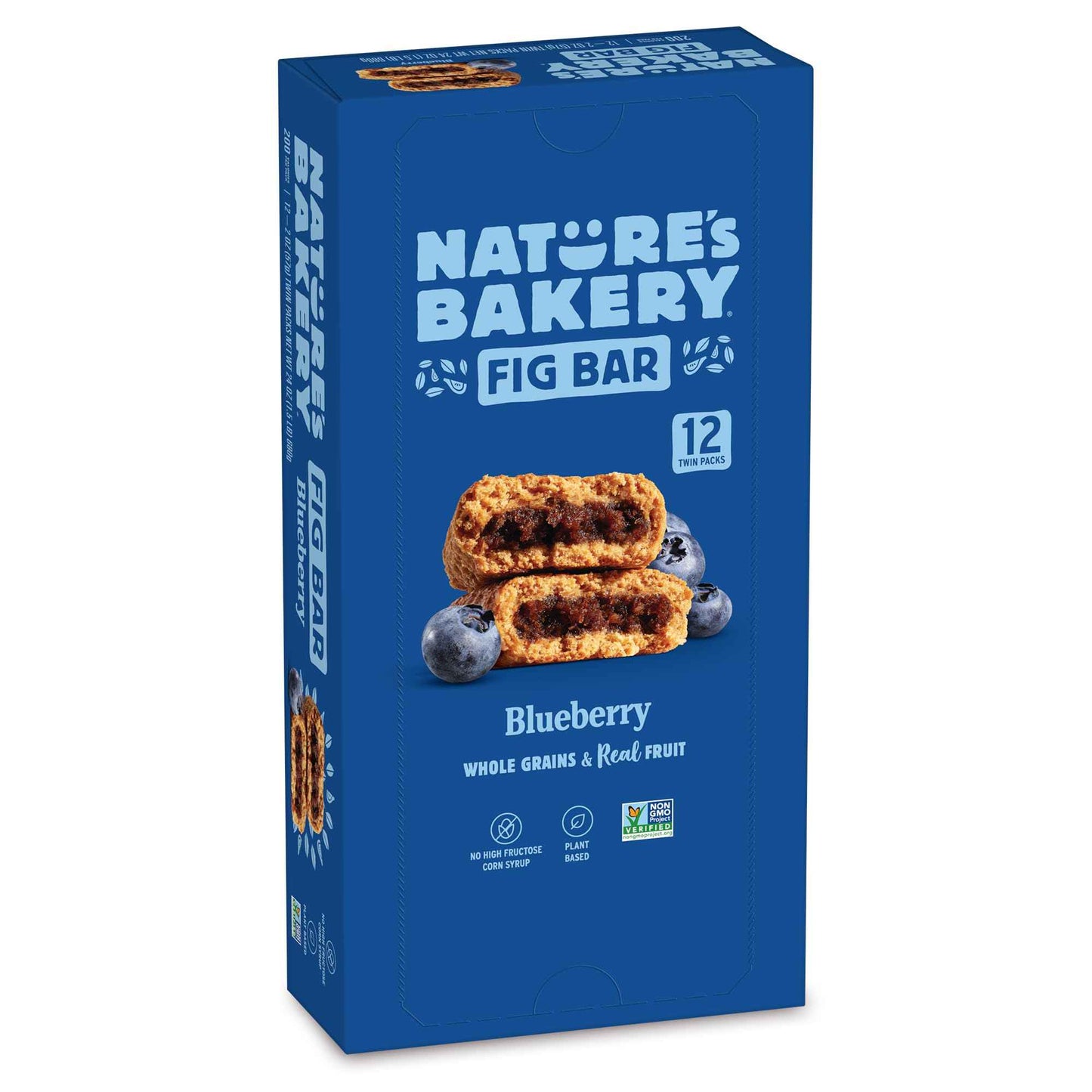 Nature's Bakery Whole Wheat Fig Bars, Real Fruit, Vegan, Non-GMO, Snack bar