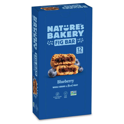 Nature's Bakery Whole Wheat Fig Bars, Real Fruit, Vegan, Non-GMO, Snack bar
