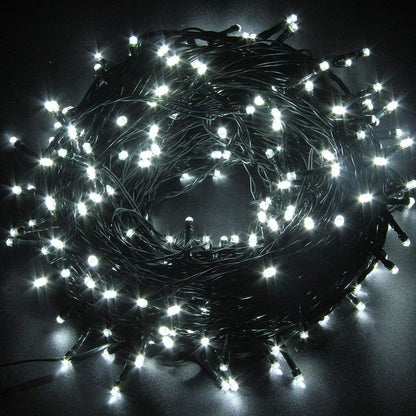 FULLBELL_Black_and_White_Christmas_Decorations,_Black_Christmas_Lights_33ft_100_LED_with_Memory_Function,_8_Modes_Gothic_String_Lights_for_Tree,_Goth_Home,_Indoor_Outdoor
