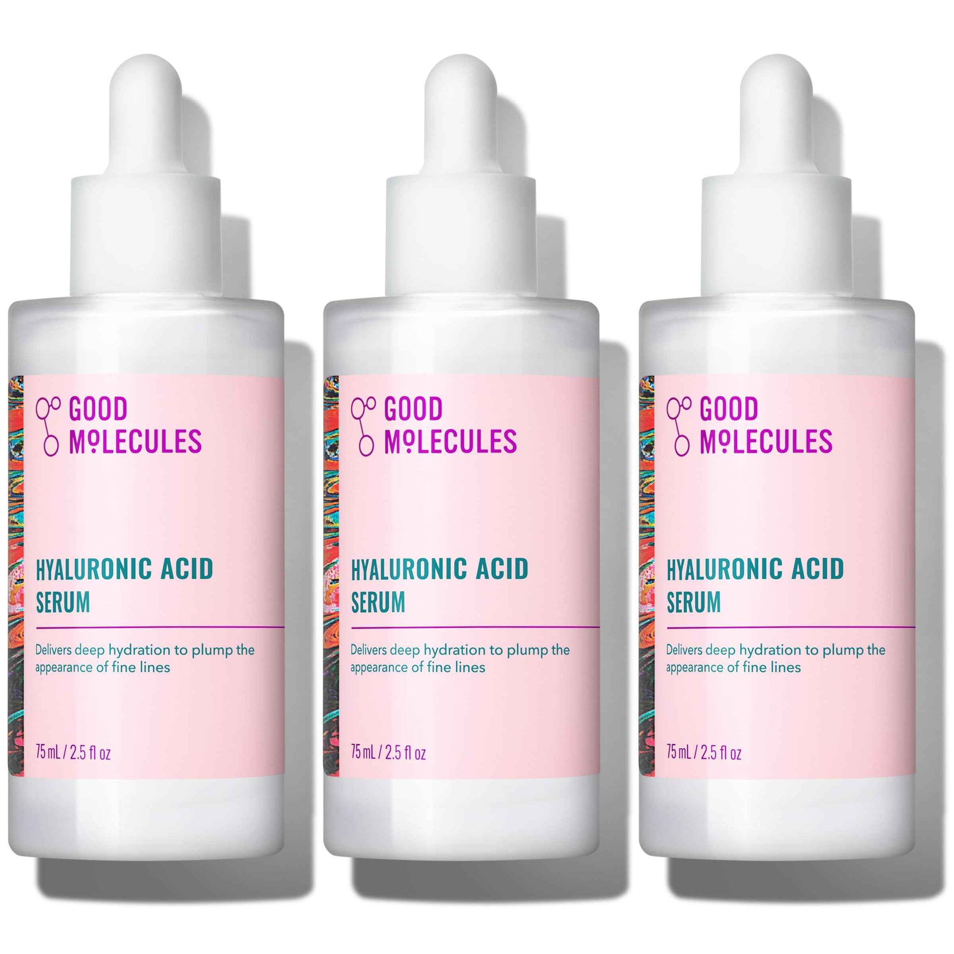 Good Molecules Hyaluronic Acid Serum - 1% Hyaluronic Acid Non-greasy Ultra Hydrating Serum, Facial Moisturizer for Plumper Skin, Skin Care for Face