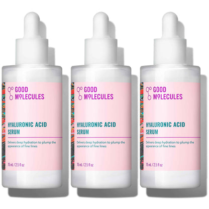 Good Molecules Hyaluronic Acid Serum - 1% Hyaluronic Acid Non-greasy Ultra Hydrating Serum, Facial Moisturizer for Plumper Skin, Skin Care for Face