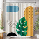 D- Boho Leafy+12 Metal Hooks - 72"W x 72"L (Pack of 1)