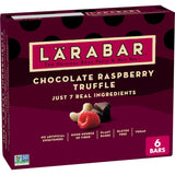 Larabar Chocolate Raspberry Truffle, Fruit and Nut Bars, Gluten Free and Vegan, 9.6 oz, 6 Ct