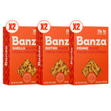 Banza Gluten-Free Chickpea Pasta, Variety Pack 20g Protein | Lower Carb | High Fiber | High Protein | Plant Based Pasta