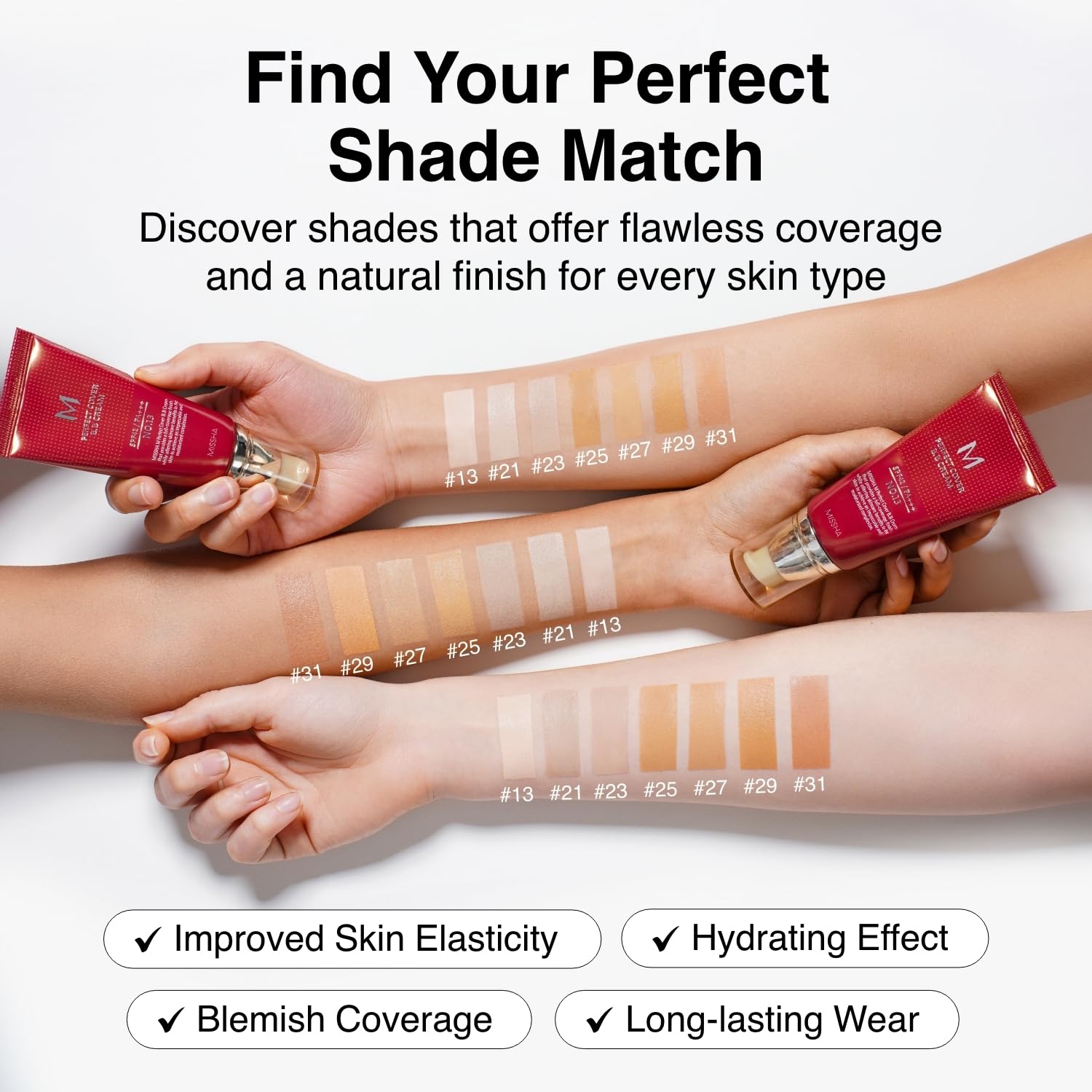 MISSHA_M_Perfect_Cover_BB_Cream_No.23_Natural_Beige_-Light/Medium_with_Cool/Neutral_Undertone_SPF_42_PA_+++_1.69_Fl_Oz_-_Tinted_Moisturizer_for_face_with_SPF