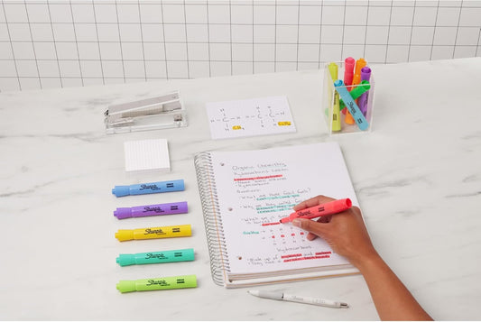 Sharpie_Tank_Highlighters,_Chisel_Tip,_Assorted_Fluorescent,_Six_Assorted_Colors,_12_Count_-_Back_to_School,_Office,_Teacher_Supplies