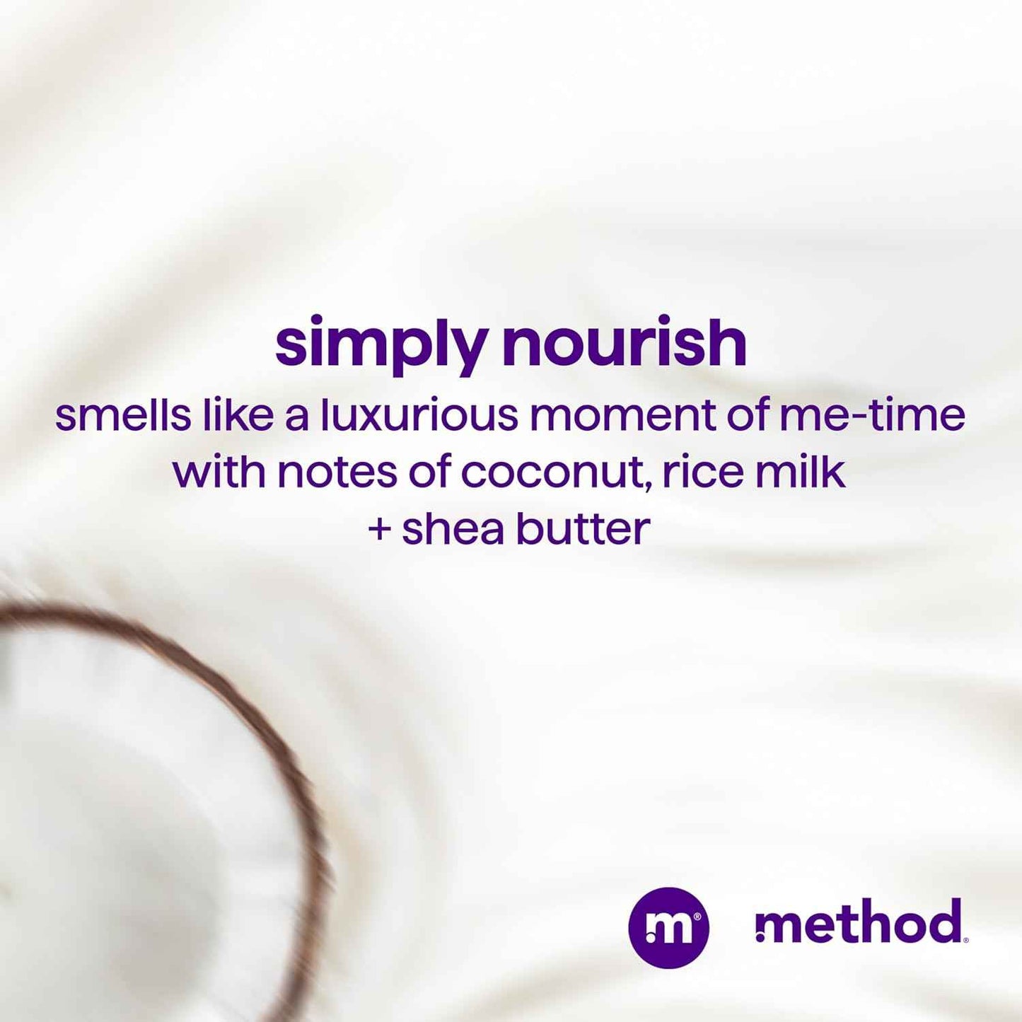 Method Moisturizing Conditioner, Simply Nourish - Revitalizes Dry Hair, Safe for Color-Treated Hair - Sulfate Free and Cruelty Free