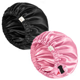 YANIBEST Silk Bonnet Satin Bonnet for Sleeping Women Men, Adjustable Double Layer Hair Bonnet for Curly Braids Reduce Frizz