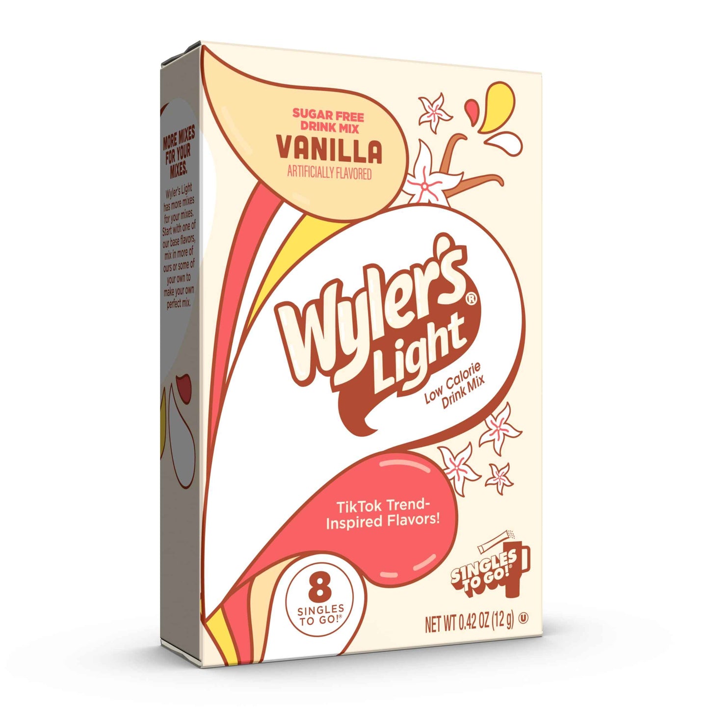Wyler's Light Singles To Go Powder Packets, Water Drink Mix, Watertok Banana, 8 Count