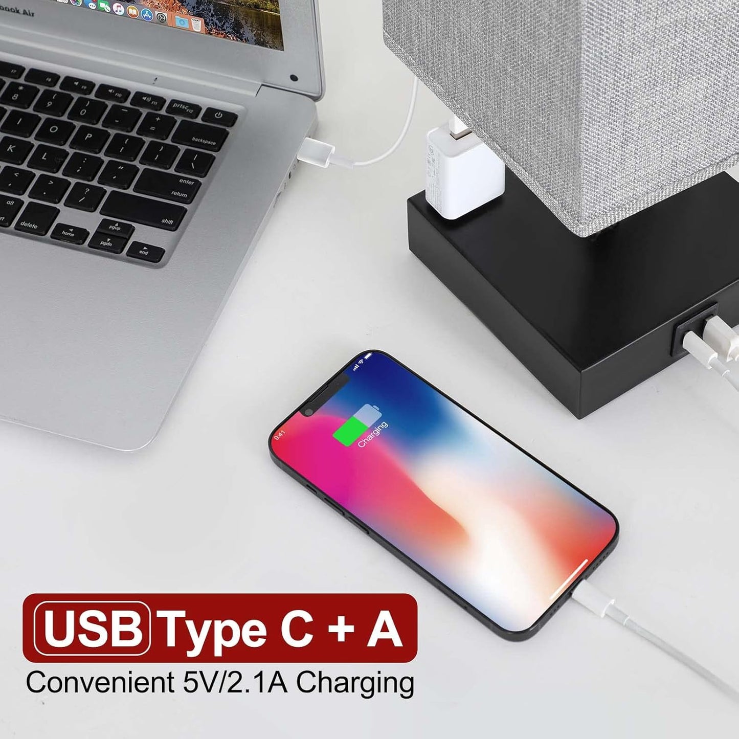 Soilsiu_Bedside_Table_Lamp_for_Bedroom_-_Touch_Small_Lamp_with_USB_C+A_Charging_Ports_&_AC_Outlets,_3_Way_Dimmable_Nightstand_Light_for_Living_Room_(LED_Bulb_Included,_Grey)