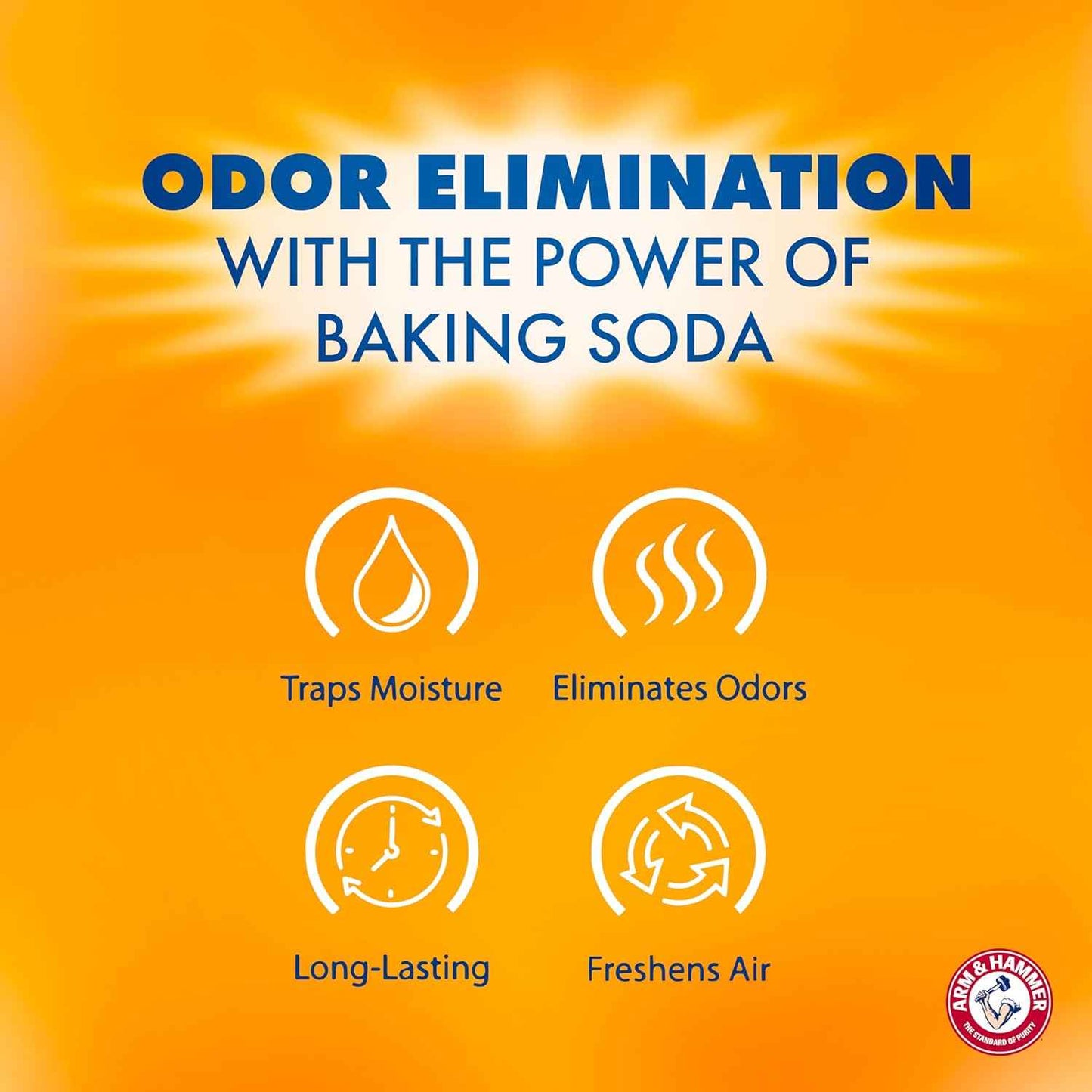 Arm & Hammer Refillable Moisture Absorber and Odor Eliminator 14 oz. Tub