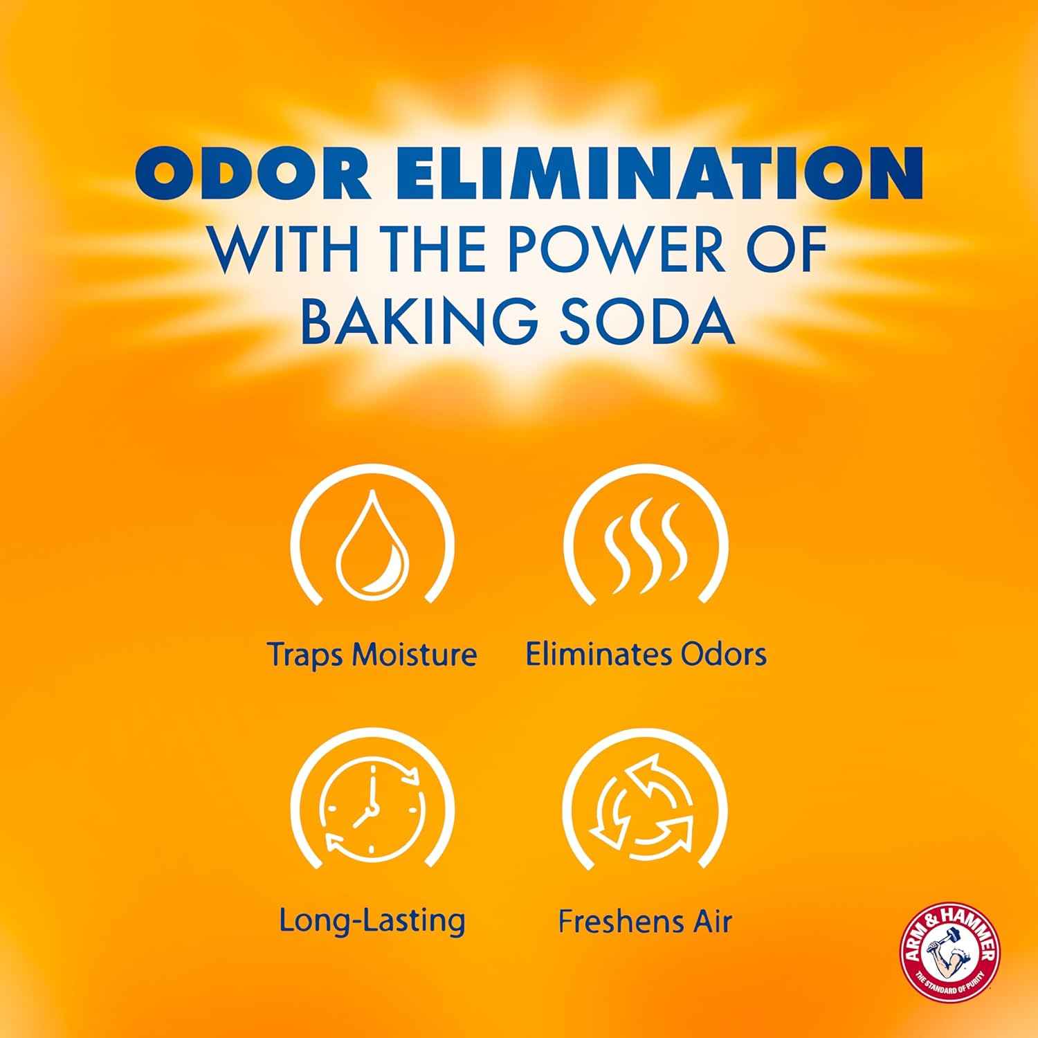 Arm & Hammer Refillable Moisture Absorber and Odor Eliminator 14 oz. Tub