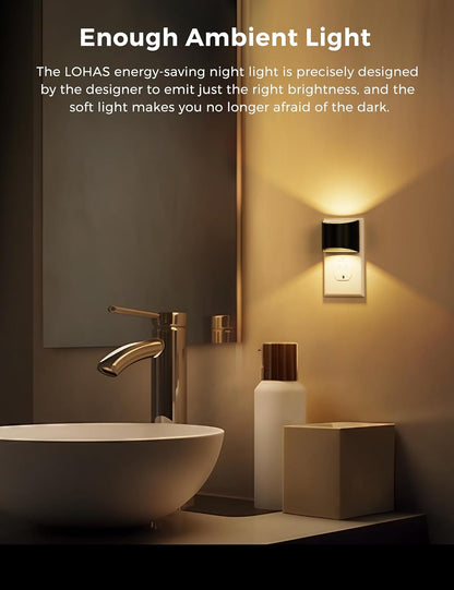 L_LOHAS_LED_Night_Lights_Plug_into_Wall_2_Pack,_Dusk_to_Dawn_Sensor_Nightlight,_Brightness_Adjustable