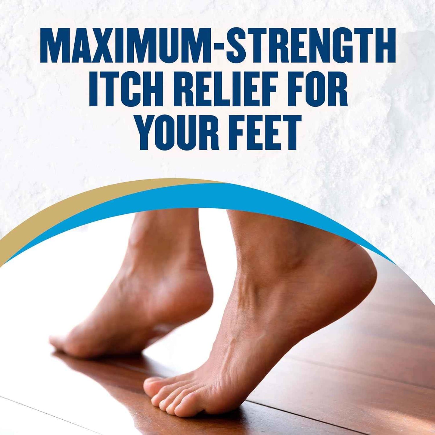 Gold Bond Medicated Talc-Free Foot Powder , Maximum Strength Odor Control & Itch Relief