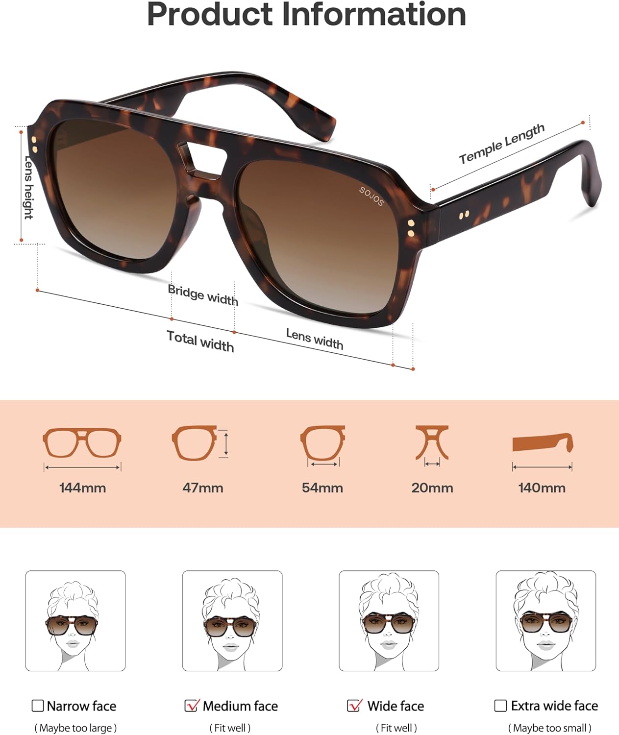 SOJOS_Retro_Thick_Polarized_Aviator_Sunglasses_for_Women_Men,_Large_Trendy_Bold_Square_Pilot_Shades_SJ2385