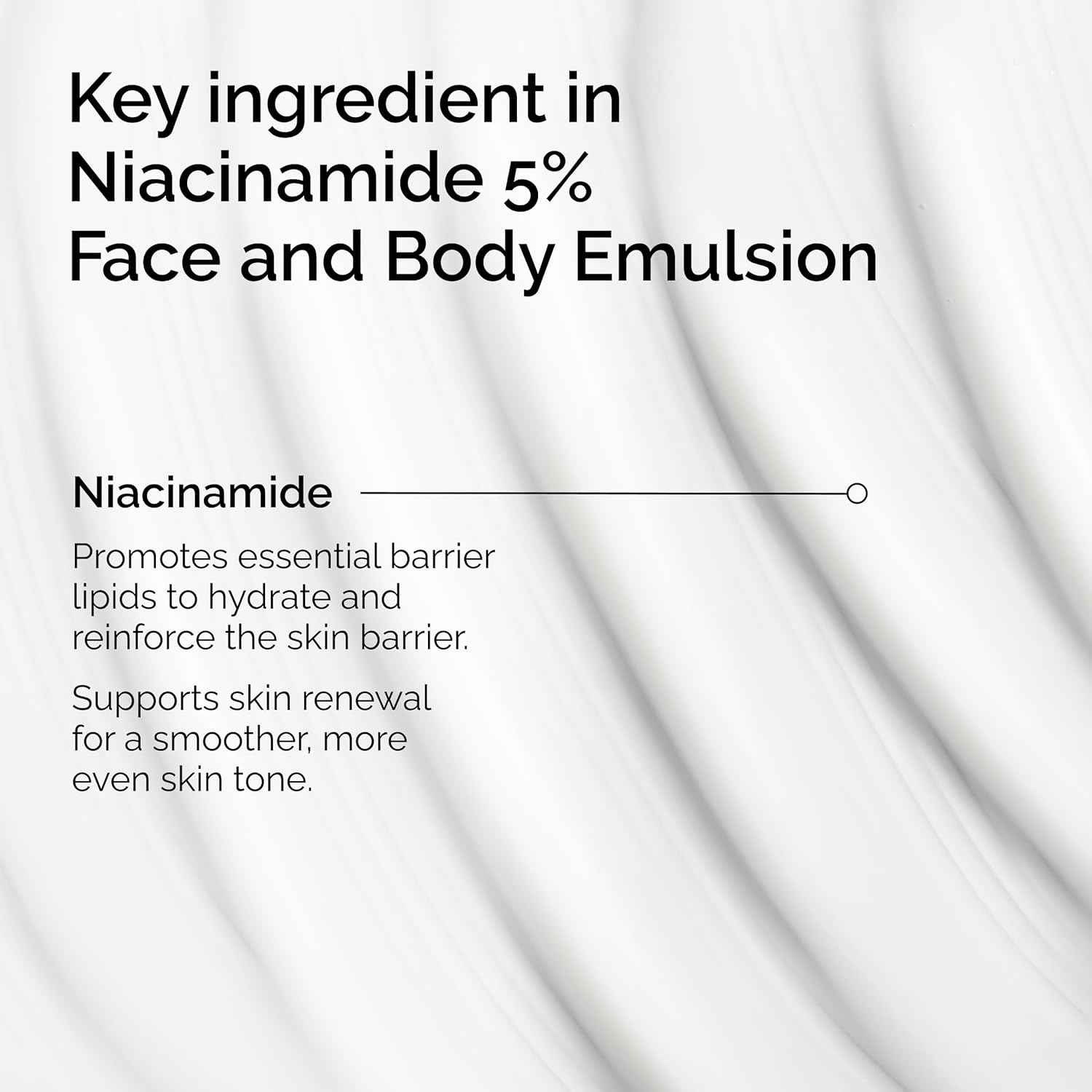 The Ordinary Niacinamide 5% Face and Body Emulsion, Dark Spot & Skin Tone Corrector, 3.4 Fl Oz