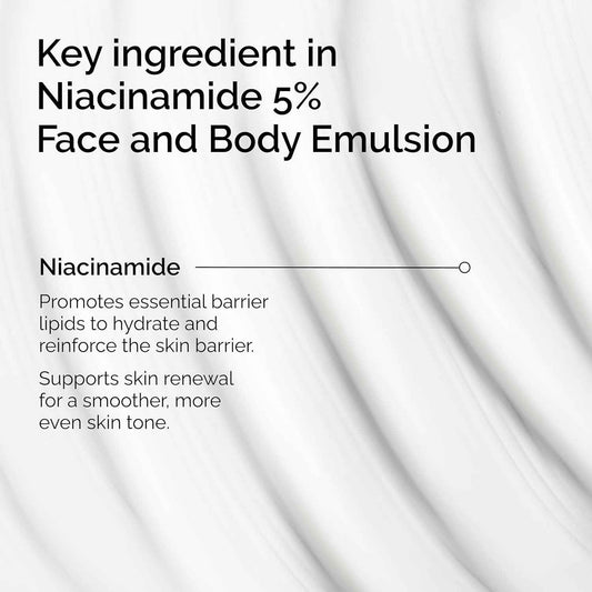 The Ordinary Niacinamide 5% Face and Body Emulsion, Dark Spot & Skin Tone Corrector, 3.4 Fl Oz