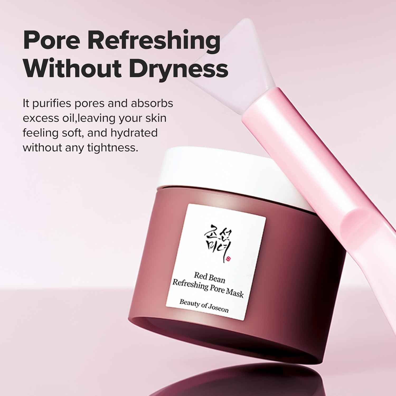 Beauty of Joseon Red Bean Pore Refreshing Mask Mud Cream Hydrating Wash Off Pack, Pore Cleansing Exfoliator, Korean Skin Care for Men and Women 140ml, 4.73 fl.oz