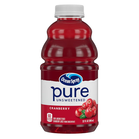 Ocean_Spray®_Pure_Unsweetened_Cranberry,_100%_Cranberry_Juice_From_Concentrate,_32_Fl_Oz_Bottle